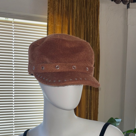 Urban Outfitters Accessories - Urban Outfitters Rust Brown Wool Cadet Hat